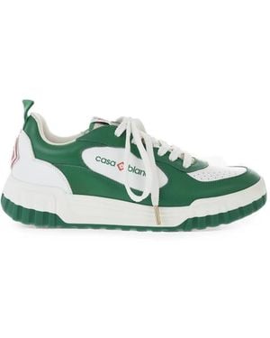 CASABLANCA Court Trainers - Green