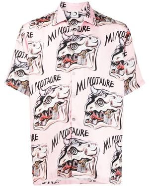 Endless Joy Camisa Minotaure de manga corta - Blanco