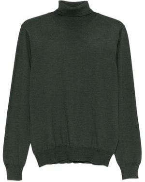 Tagliatore Roll-neck wool sweater - Grün