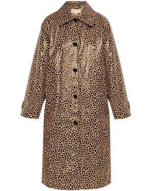 MICHAEL Michael Kors プリント コート - ナチュラル