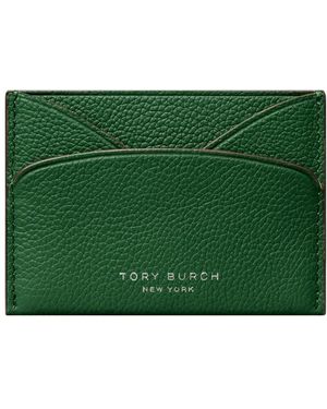 Tory Burch Romy Flat Card Case - Green