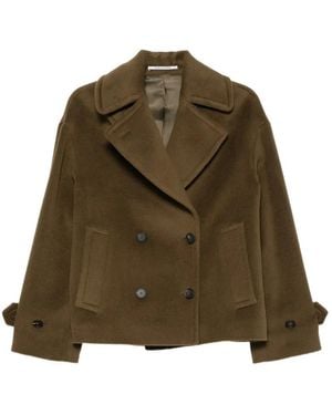 Tagliatore Double-Breasted Buttoned Jacket - Green