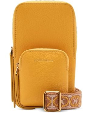 Coccinelle Pixie Leather Phone Case - Yellow
