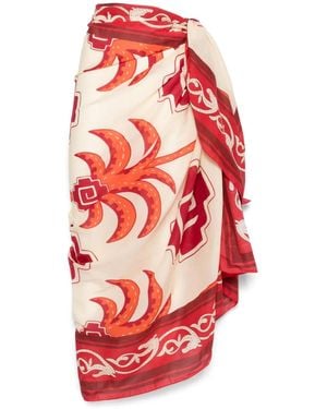 Johanna Ortiz プリント パレオ - レッド