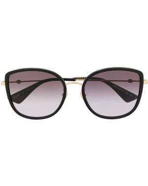 Gucci Oversized-Frame Sunglasses - Brown