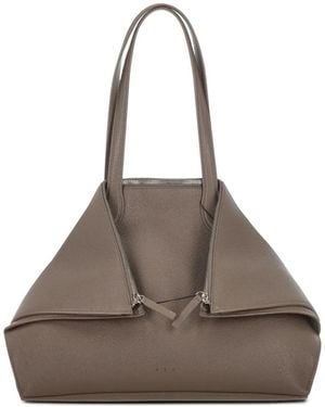 Aesther Ekme Sac Porté Épaule À Fini Grainé - Marron