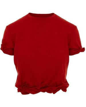 SEEN USERS T-Shirt Twombly Bloom - Rosso