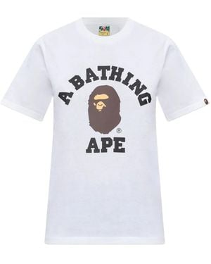 A Bathing Ape Ape Head T-shirt - Blanco
