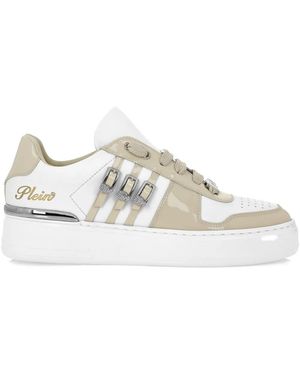 Philipp Plein Belts Skull Sneakers - Metallic