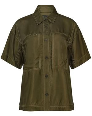 Lee Mathews Sloane Short-Sleeve Shirt - Green