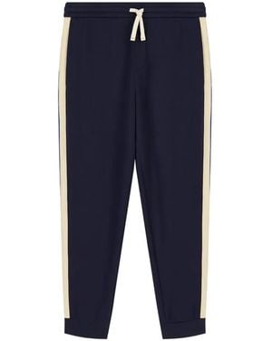 ARMANI EXCHANGE Side-Stripe Track Trousers - Blue