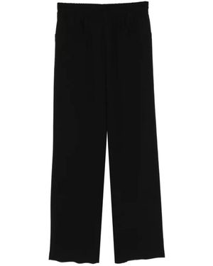agnès b. Wide-Leg Elasticated Pants - Black