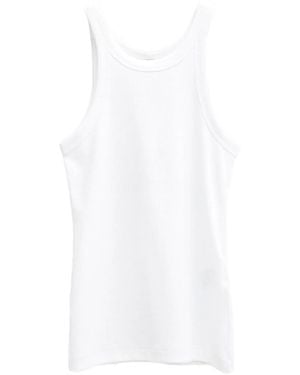 TOTEME Ribbed tank top - Weiß