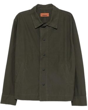 Missoni Chevron-Collar Overshirt - Green