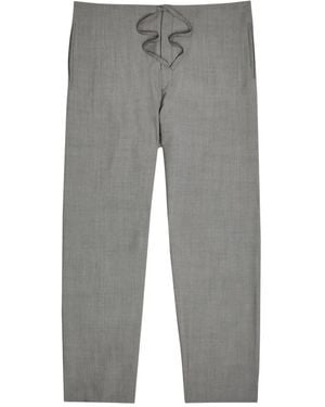 Calvin Klein Pantaloni Con Cintura - Grigio