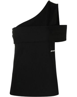 Ambush One-Shoulder Asymmetric Top - Black