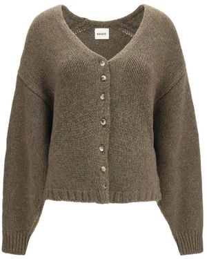 KHAITE Axel Cardigan - Green