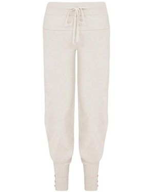 Violante Nessi Maru Buttoned Trousers - White