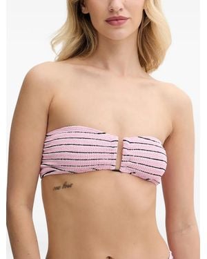 Bondeye Blake Bandeau Bikini Top - Purple