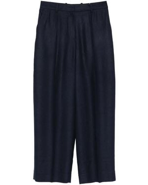 TOTEME Pantalones Con Pliegues - Azul