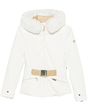 Goldbergh Jack Met Imitatiebont - Wit