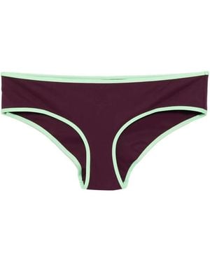 Kiki de Montparnasse Contrast Bikini Bottom - Purple