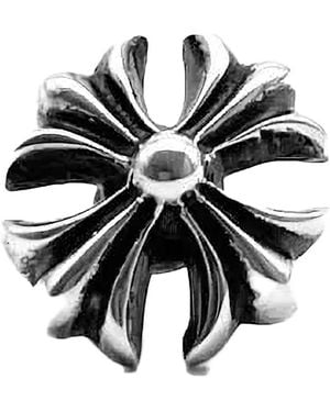 Chrome Hearts Cross Plus Earring Stud - Black