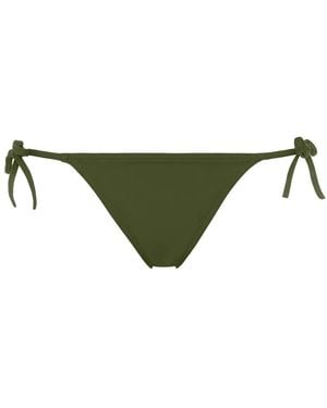 Eres Bragas De Bikini Malou Con Lazos Laterales - Verde