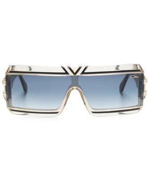 Cazal Rectangle-Frame Sunglasses - Blue