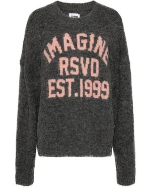 Izzue Jersey con motivo en jacquard - Gris