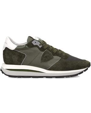 Philippe Model Sneakers Tropez Haute Con Inserti - Verde