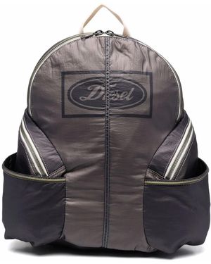 DIESEL ジップアップ バックパック - グレー