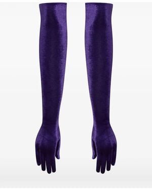 Maison Close X Scandale Rococo Opera Gloves - Purple
