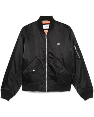 Lacoste Plumífero bómber - Negro