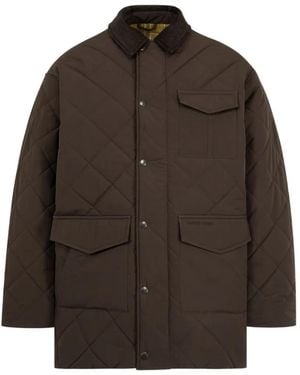Canada Goose Terra Diamond-Quilted Coat - Brown
