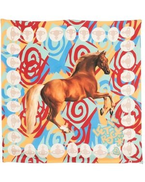 Vivienne Westwood Printed Scarf - White