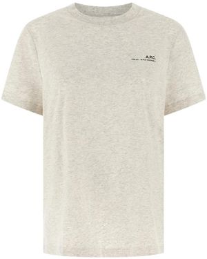 A.P.C. Logo-Print T-Shirt - White