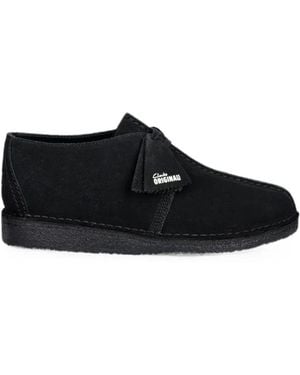 Clarks Desert Trek Lace-Up Shoes - Black