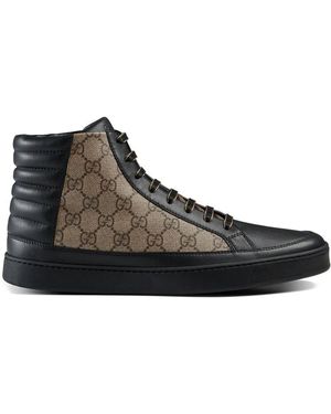 Gucci GG Supreme High-top Trainer - Black