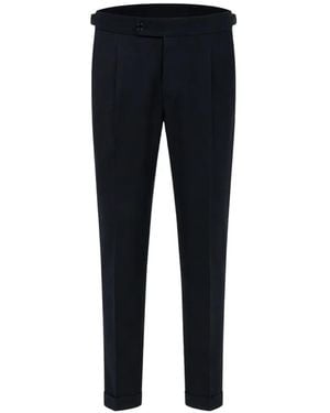 Franzese Collection Stefano De Martino Tailored Trousers - Blue