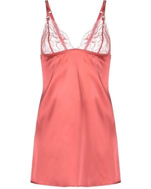 Fleur Of England Sienna Lace-Detail Babydoll - Pink