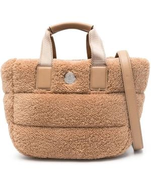 Moncler Caradoc Kleine Shopper - Naturel