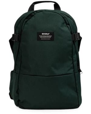 Ecoalf Bergen Logo-Patch Backpack - Green