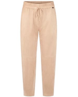 Marc Cain Ranchi Drawstring Elasticated-Waist Pants - Natural
