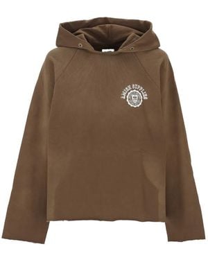 AMISH Hoodie Mit Raglanärmeln - Braun