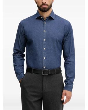Lindbergh Long-Sleeve Shirt - Blue