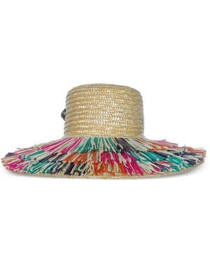 Kurt Geiger Chapeau À Bord Large - White