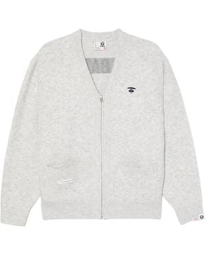 Aape By A Bathing Ape Moonface Cardigan - White