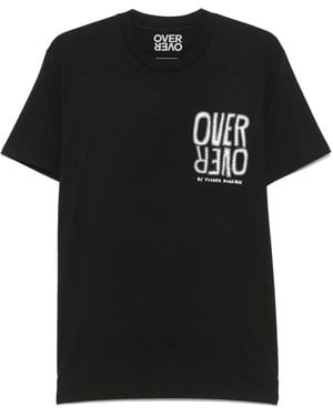 OVER OVER Cotton T-Shirt - Black