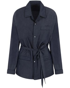 10 Corso Como Camisa De Pijama De Tejido Cambray - Azul